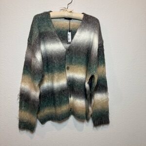 Boohoo  Multicolor Striped Cardigan